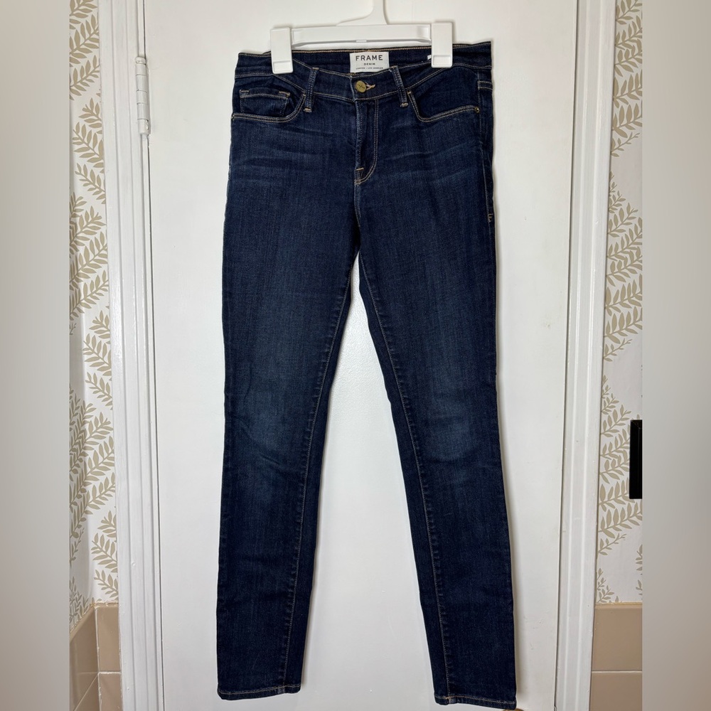FRAME Le Skinny de Jeanne Dark Wash Women Size 28
